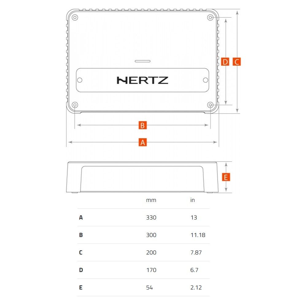 Hertz 1740W Venezia V6 Marine 6-5-4-3 Channel Amplifier - 12V 