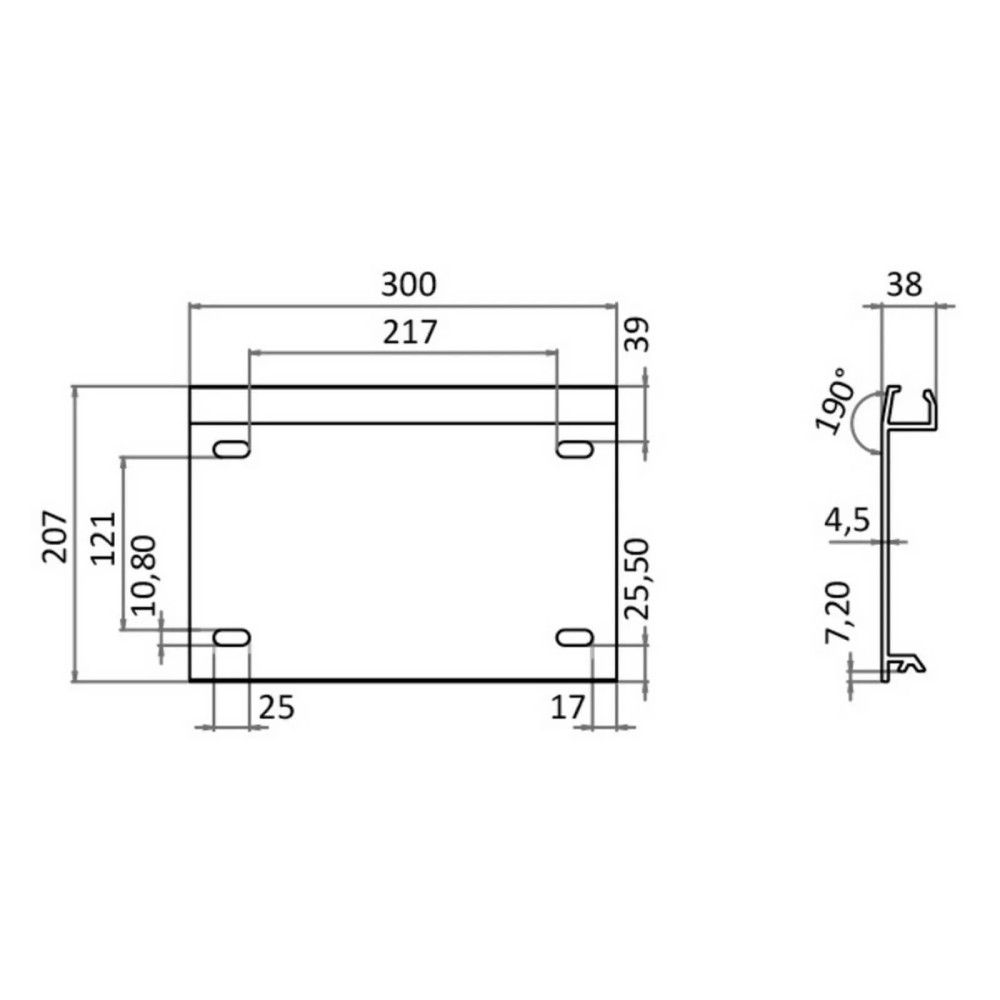 Osculati Slide Kit for Pedestal Telescopic - 73mm Diameter