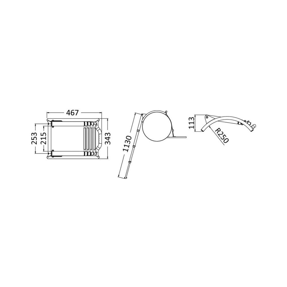 Osculati Quick Release Ladder For Dinghies & Ribs