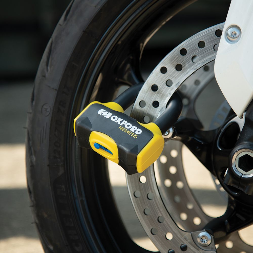 Oxford Nemesis 16mm Disc Lock - Yellow