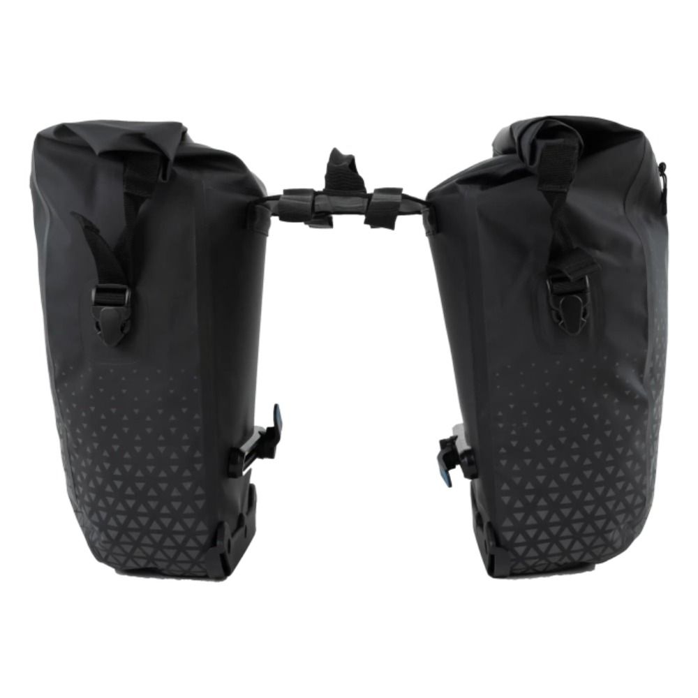Oxford Aqua V 32 Extreme Visibility Double QR Pannier Bag - Black