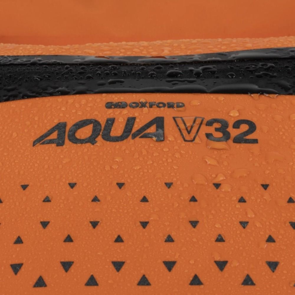 Oxford Aqua V 32 Extreme Visibility Double QR Pannier Bag - Orange