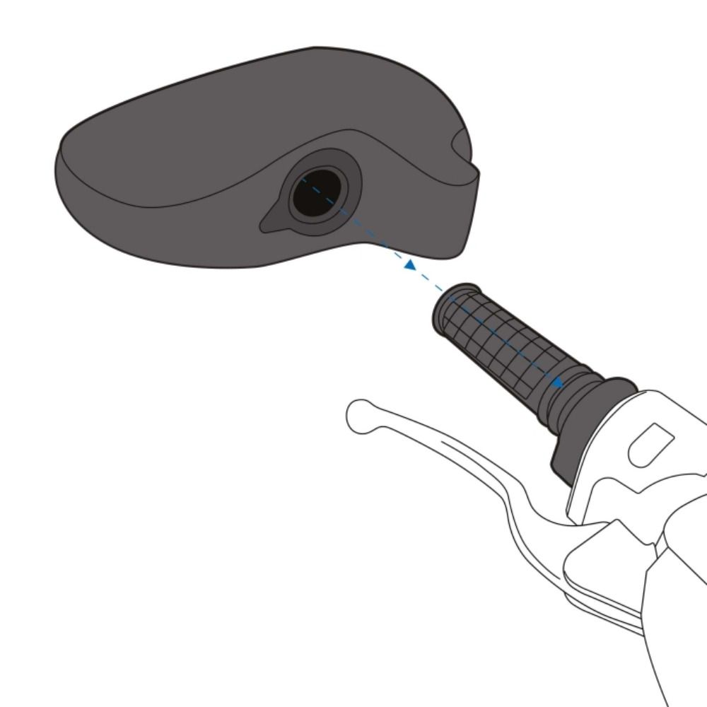 Oxford Courier BikeMuffs with Clic Grip