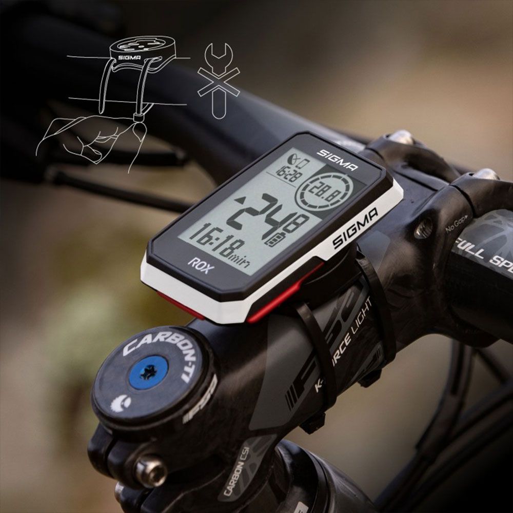 Sigma ROX 2.0 GPS Cycle Computer - White