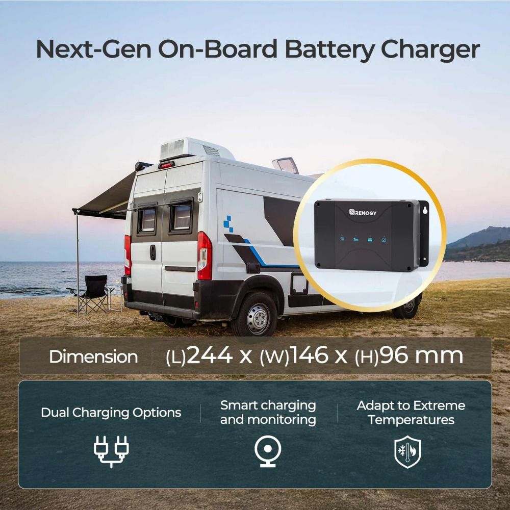 Renogy DC-DC On-Board Battery Charger with MPPT - 12V 50A