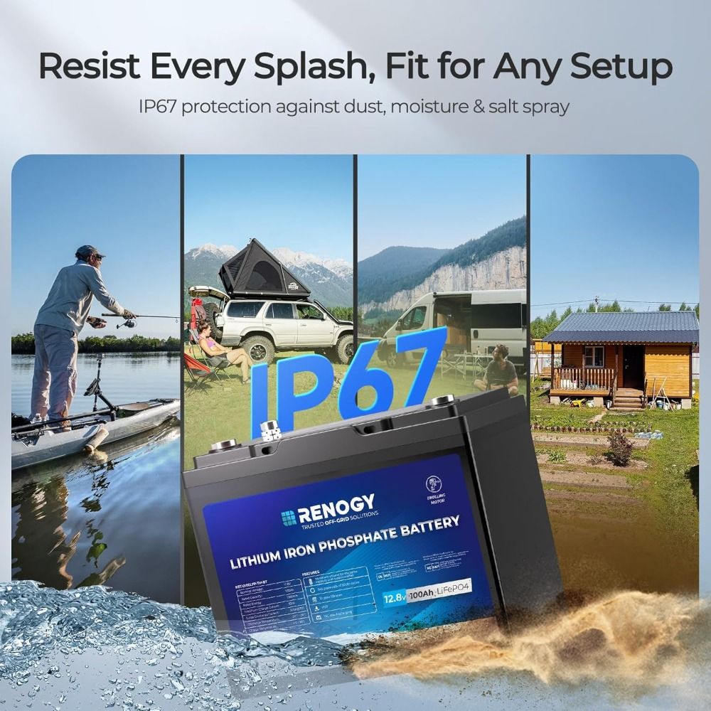 Renogy Core Lithium Trolling Motor Battery With Bluetooth - 12V 100Ah