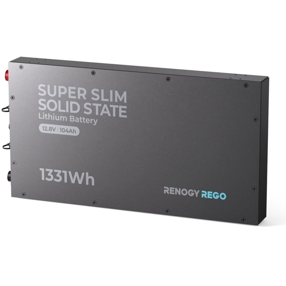 Renogy Rego Super Slim Lithium Battery With BT & Canbus - 12.8V 104Ah