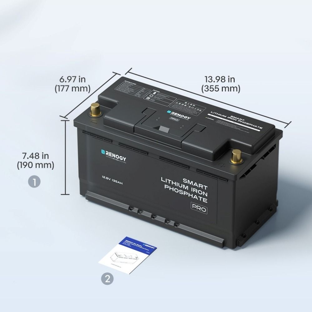 Renogy Pro Underseat Lithium Battery With Bluetooth - 12.8V 135Ah