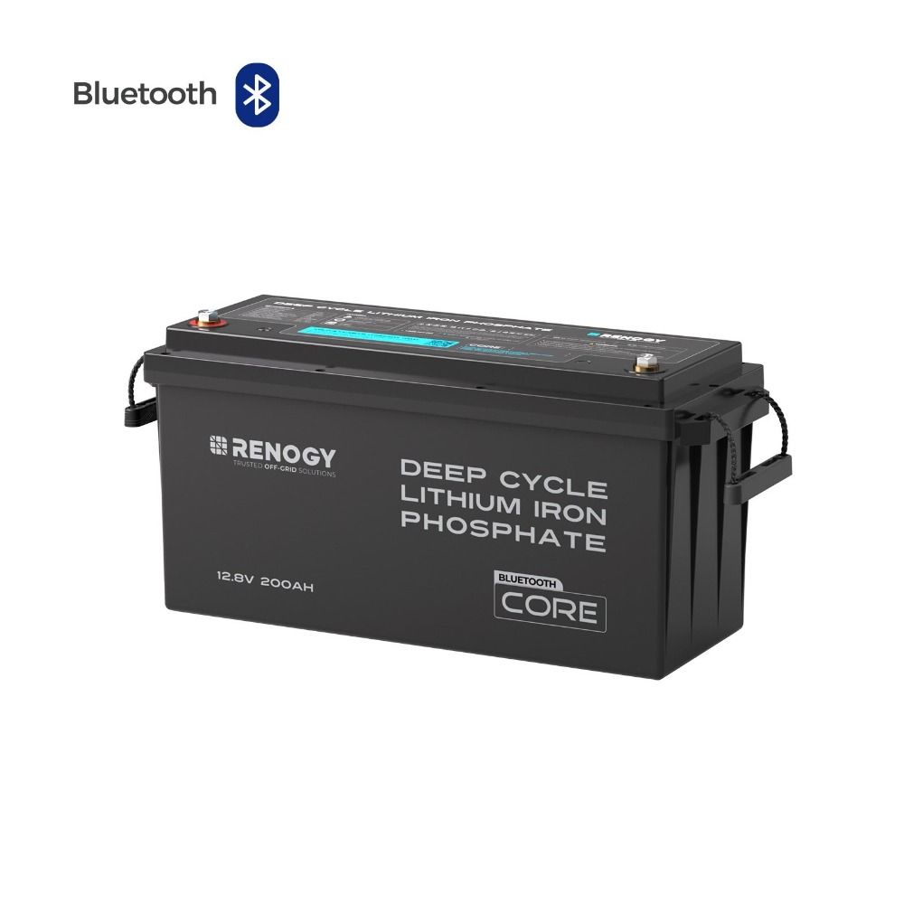 Renogy CORE Deep Cycle LiFePO4 Battery With Bluetooth - 12V 200AH