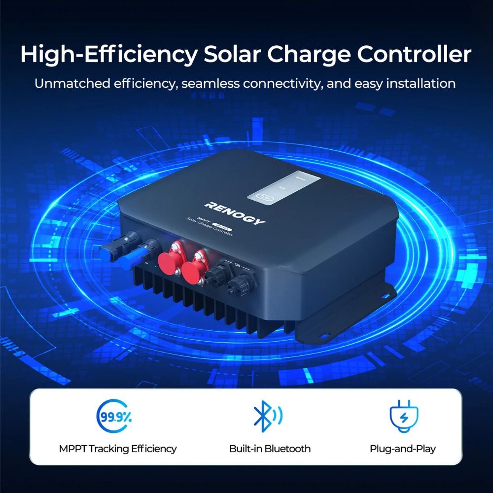 Renogy REGO MPPT Solar Charge Controller - 30A 12/24/36/48V