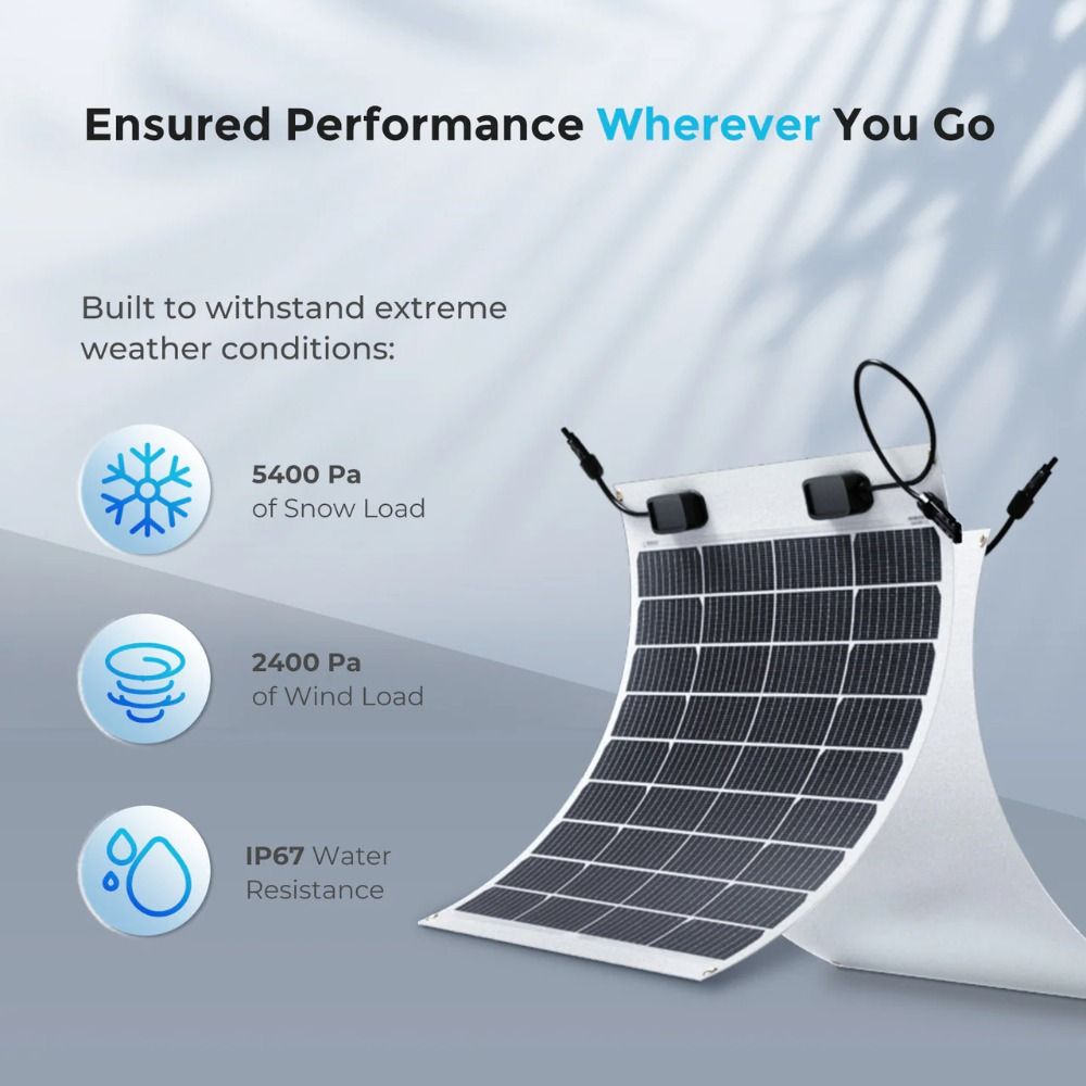 Renogy 50W Flexible Monocrystalline Solar Panel