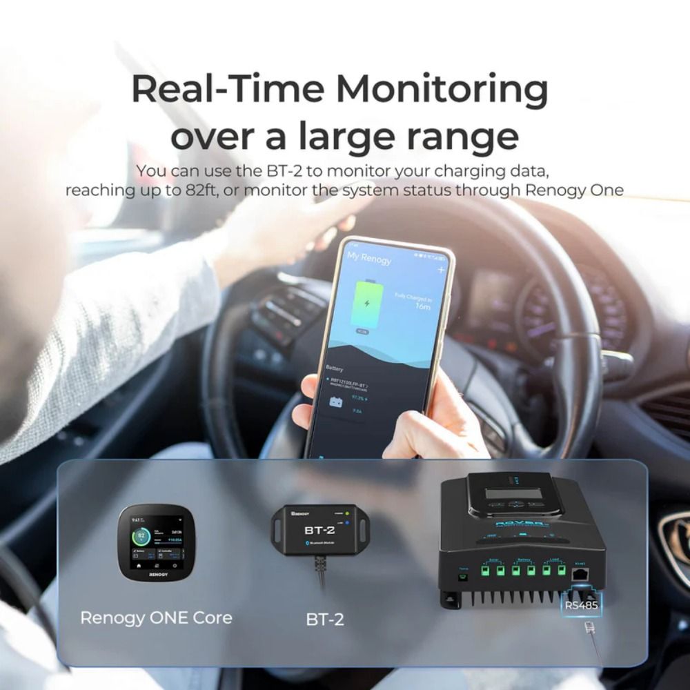 Renogy Rover Li MPPT Solar Charge Controller With Bluetooth - 30A