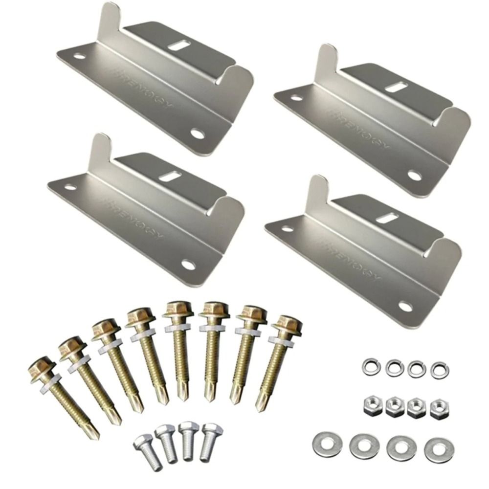 Renogy Solar Panel Mounting Z Brackets - Set of 4
