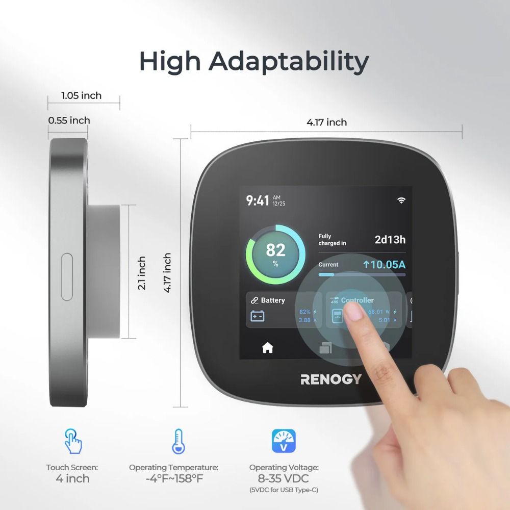 Renogy One Core (G3) - All-in-One Energy Monitoring - Wi-Fi CAN