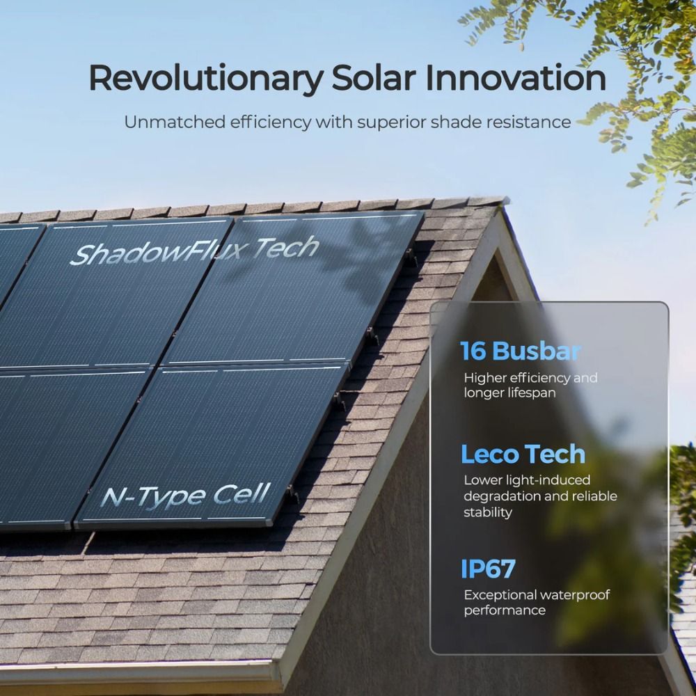Renogy 120W ShadowFlux Anti-Shading Rigid Solar Panel