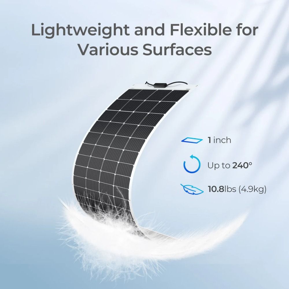 Renogy 200W Lightweight Flexible Monocrystalline Solar Panel