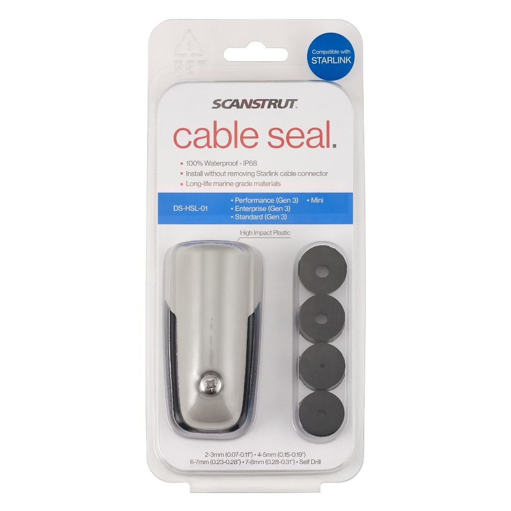 Scanstrut DS-HSL-01 Starlink Compatible Horizontal Cable Seal - Grey