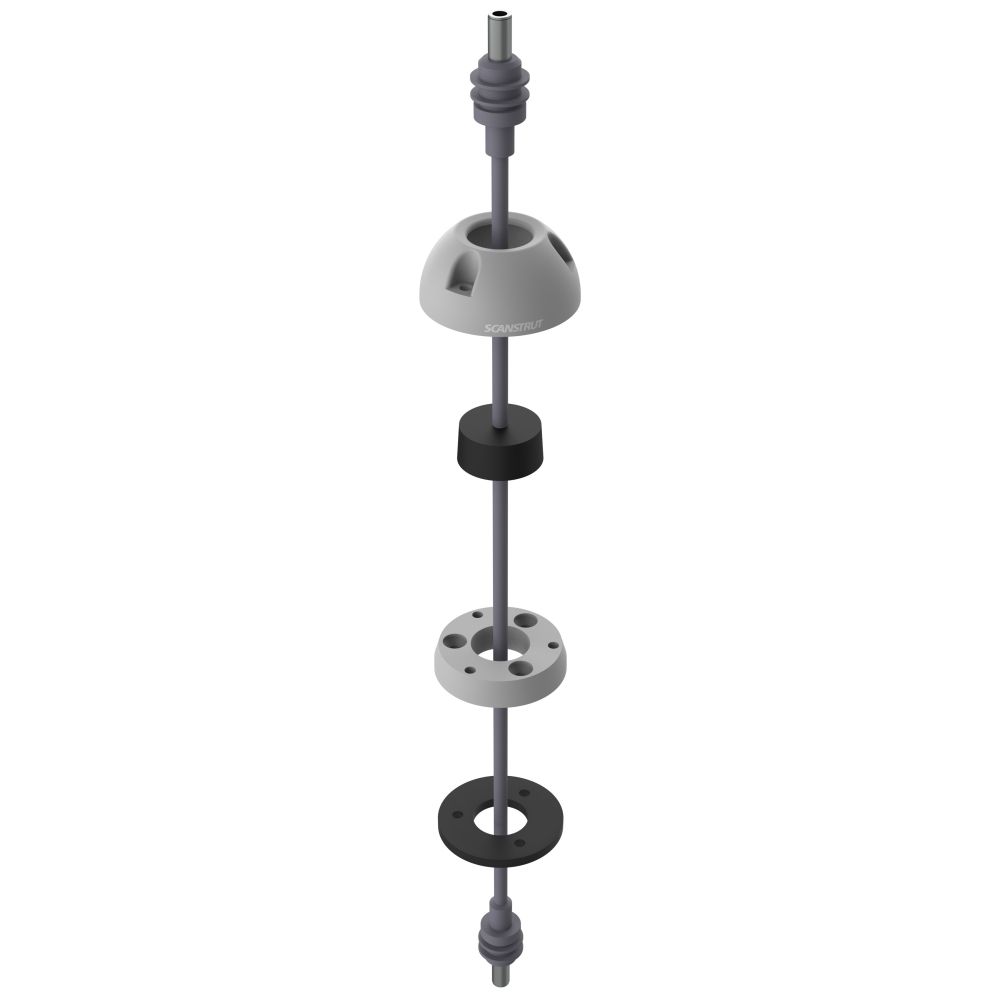 Scanstrut DS16-SL Starlink Compatible Vertical Cable Seal - Grey