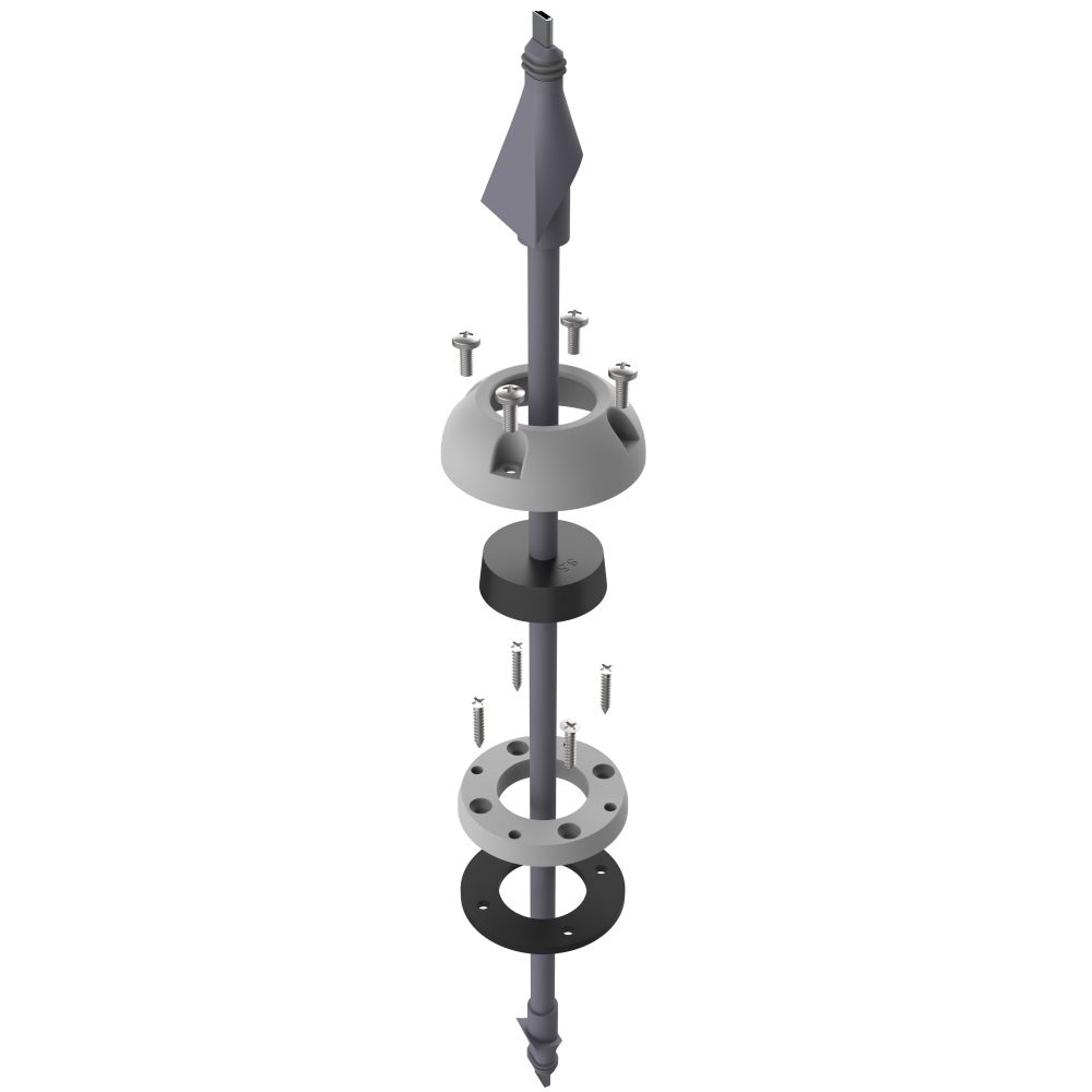 Scanstrut DS30-SL Starlink Compatible Vertical Cable Seal - Grey
