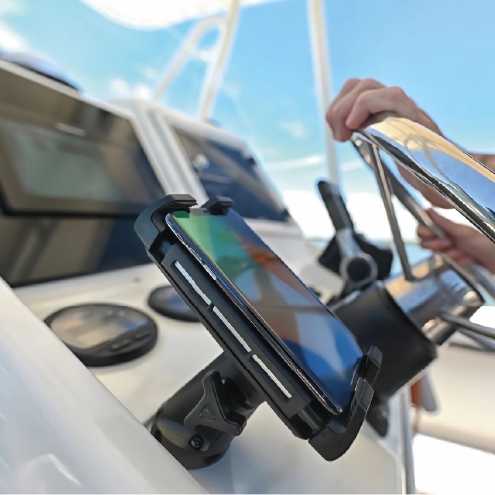Rokk Wireless - Edge 15W Waterproof Adjustable Charging Mount 12/24V