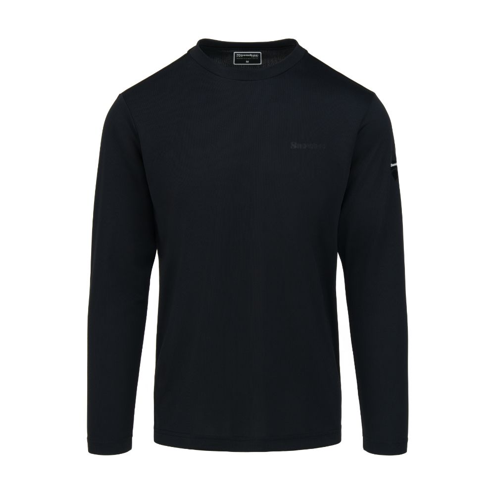 Snowbee Technical Long Sleeve Fishing T-Shirt - Black