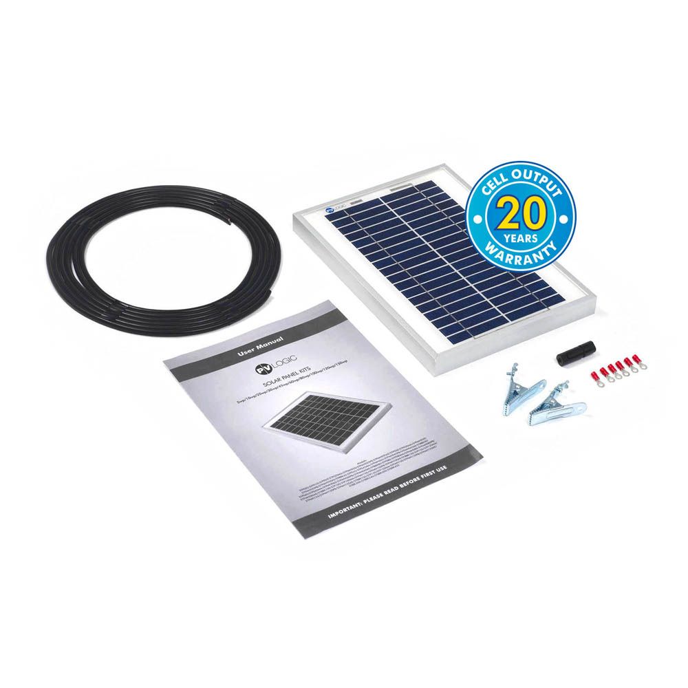 Solar Technology 5W RIGID Solar Panel Kit BASIC