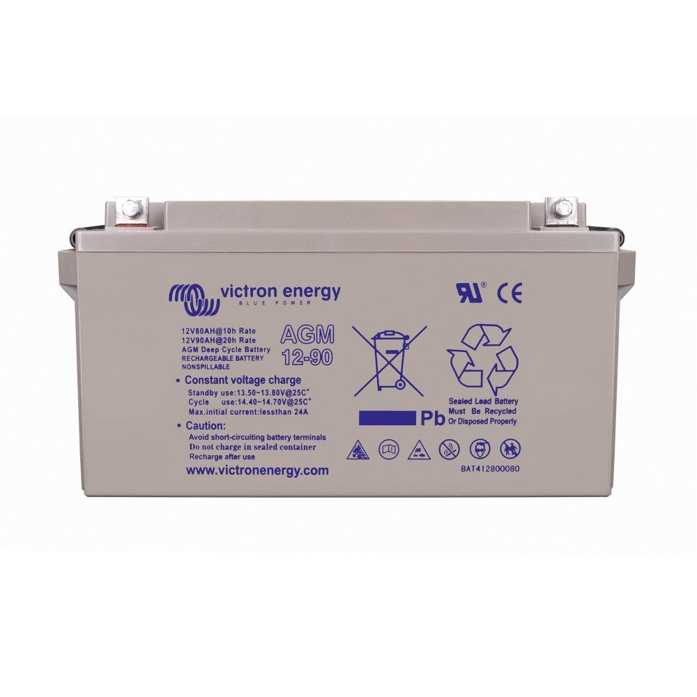 Victron AGM Deep Cycle Battery - 12V / 90Ah (M8)
