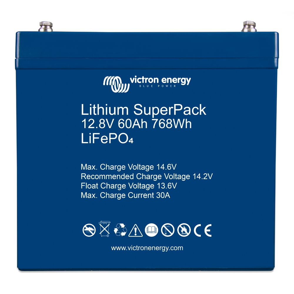 Victron Lithium SuperPack - 12.8V 60Ah (M6)