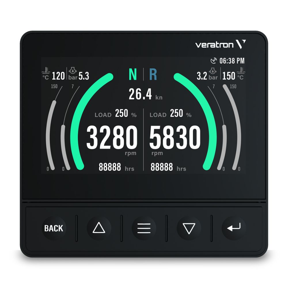 Veratron OL 43 TFT Muntifunctional Marine Display - 4.3"