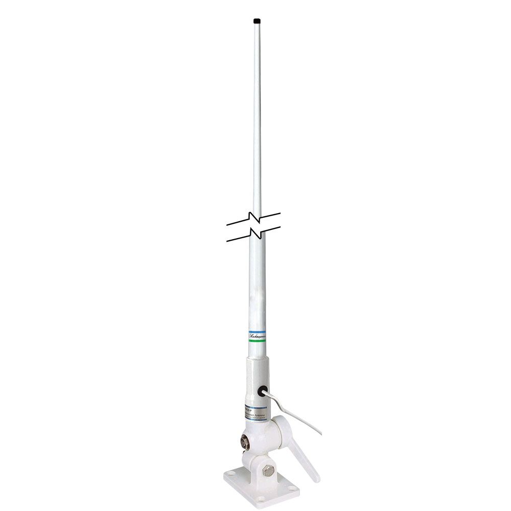 Shakespeare 427-N 3dB VHF Antenna & 4186 Nylon Rachet Mount - 1.5m