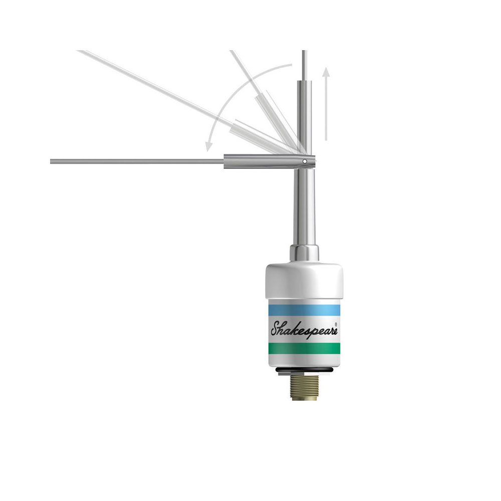 Shakespeare 3dB 0.9m Lift n'' Lay heavy duty SS whip Antenna