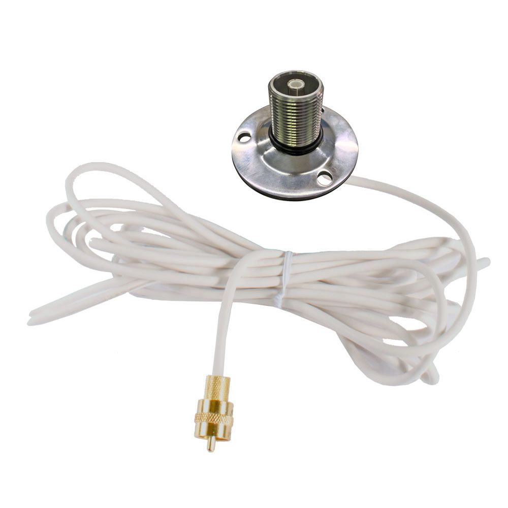 Shakespeare QuickConnect - Deck Mount Straight S/S