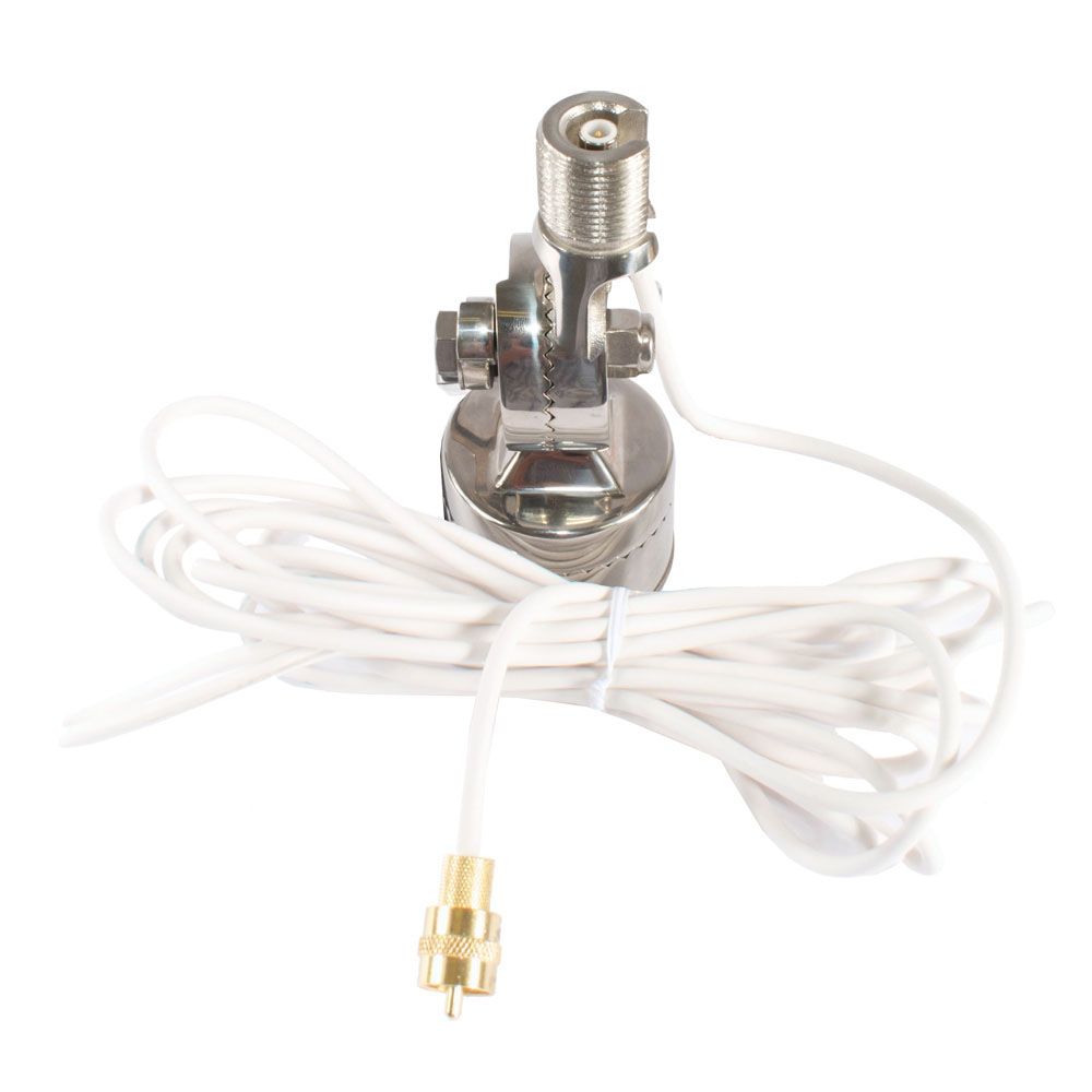 Shakespeare Quick Connect SS Rail Mount with cable 