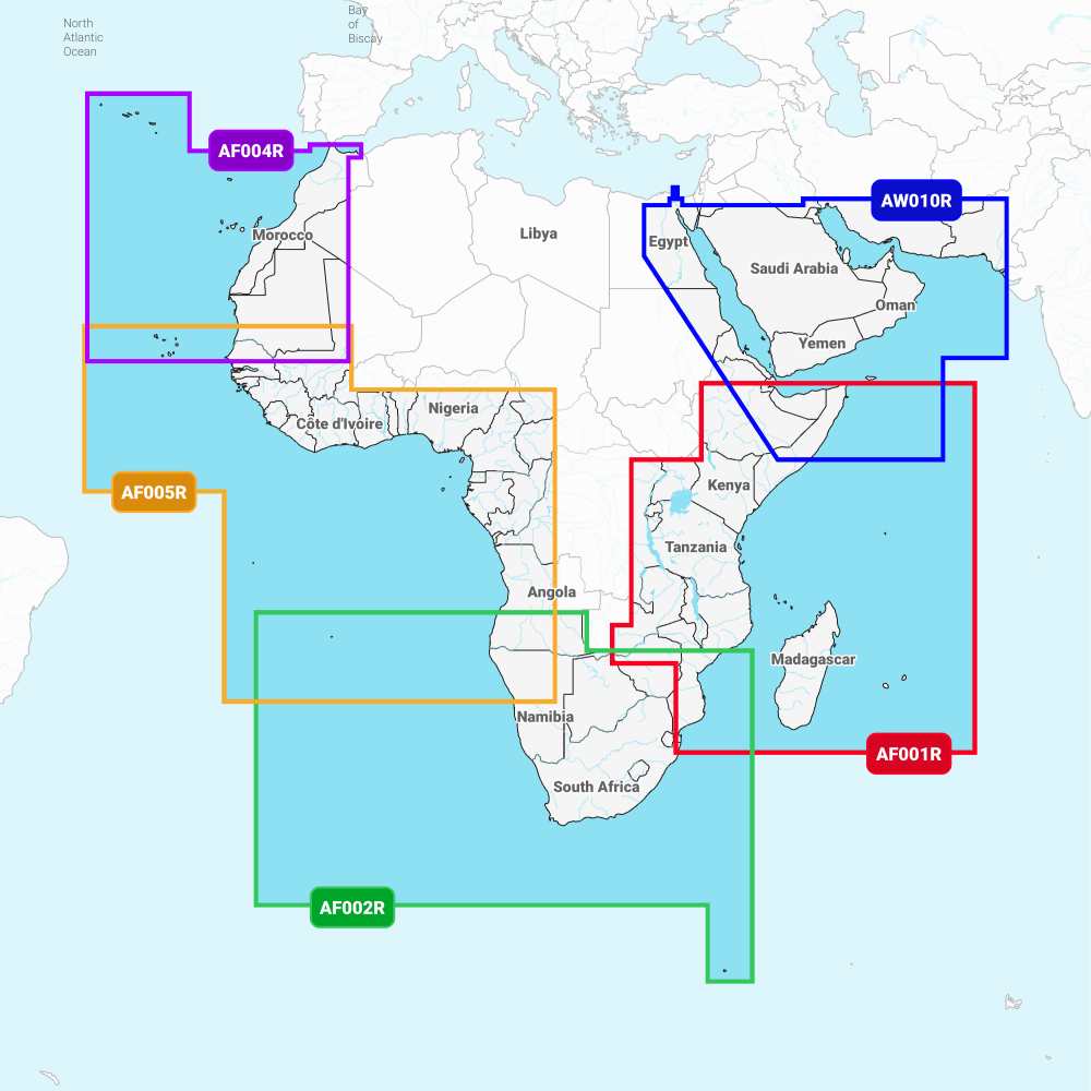 Navionics Africa Regular Charts