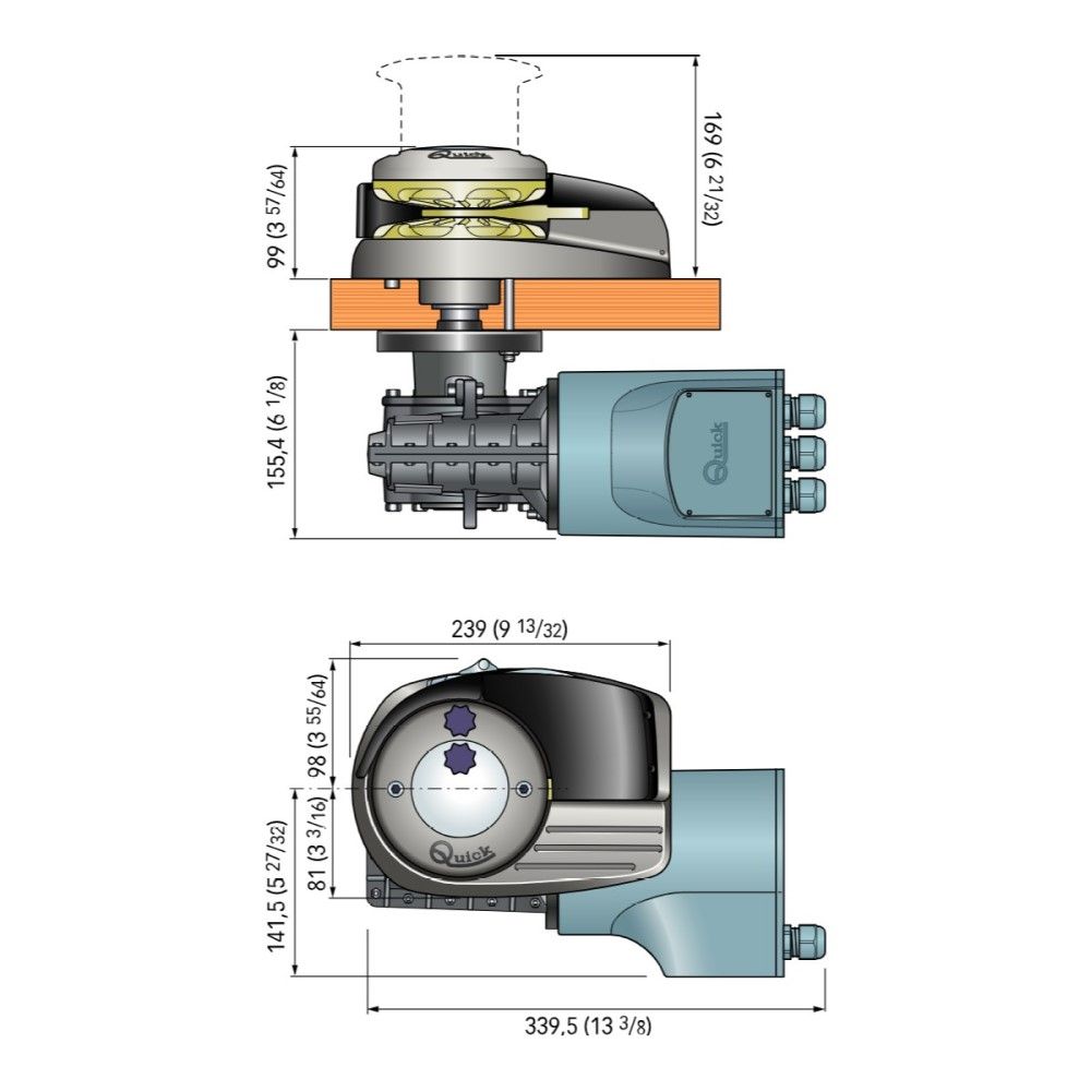 Quick Aleph AL3 Series Vertical Axis Windlasses