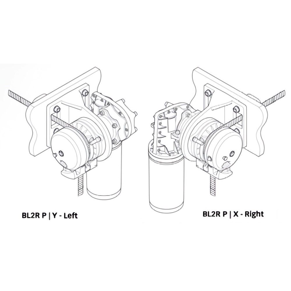 Quick Balder BL2 R P Series Rope Only Horizontal Axel Windlasses