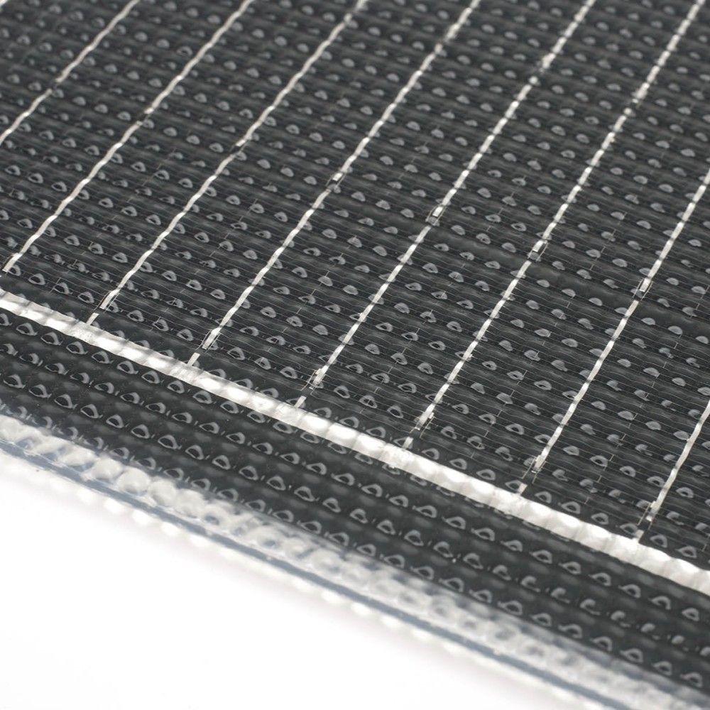 Solar Technology 125W Double ETFE Flexi Rear Exit Solar Panel Glue & 20A PWM