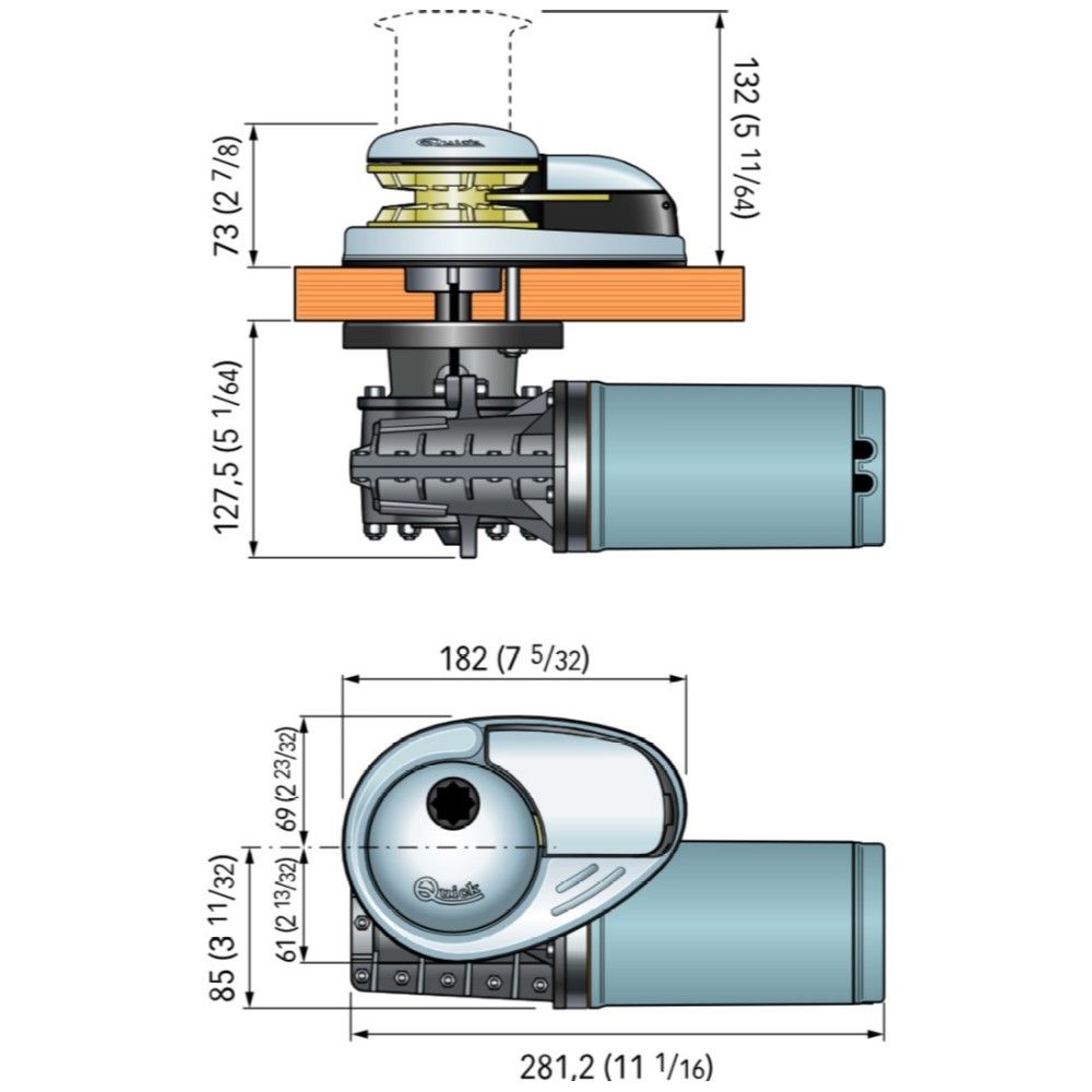 Quick Prince DP1 Series Vertical Axis Windlasses