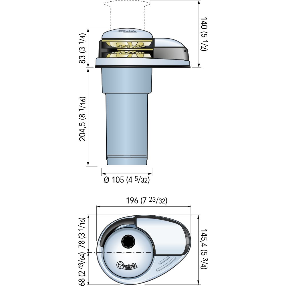 Quick Prince DP2E Series Vertical Windlasses