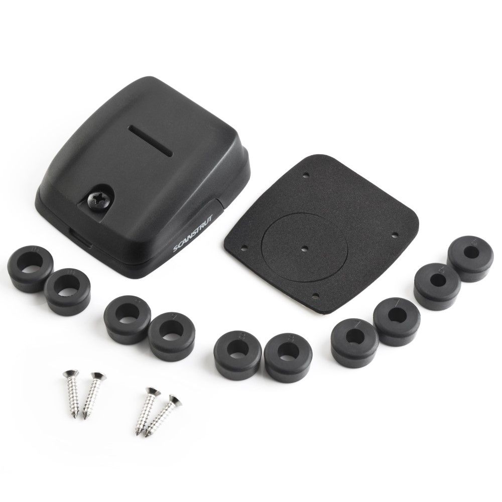 Scanstrut DS-HD10-BLK Black Horizontal Double Cable Seal 6 - 10mm
