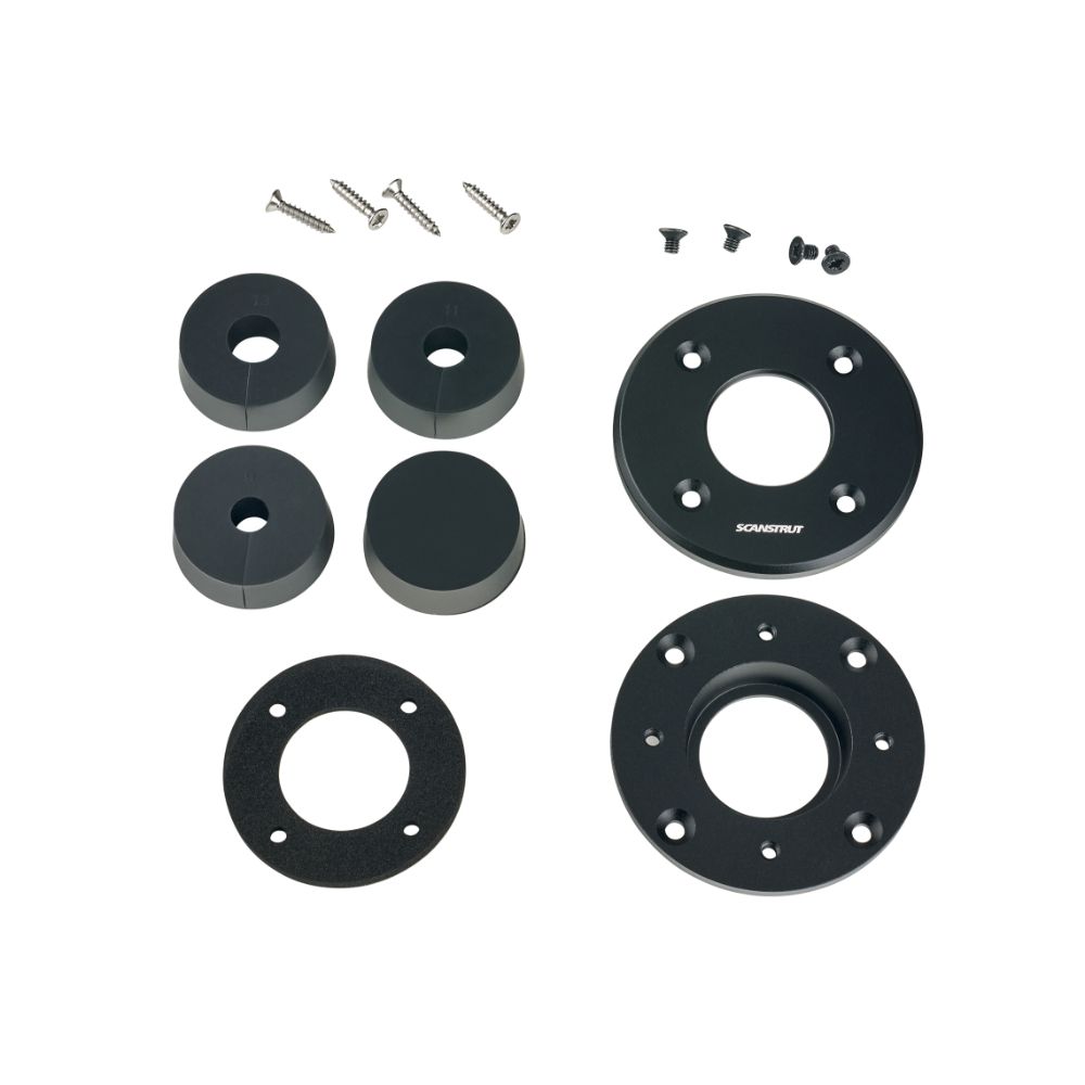 Scanstrut DS-LP-30-BLK Black Aluminum Low Profile Cable Seal 9-14mm