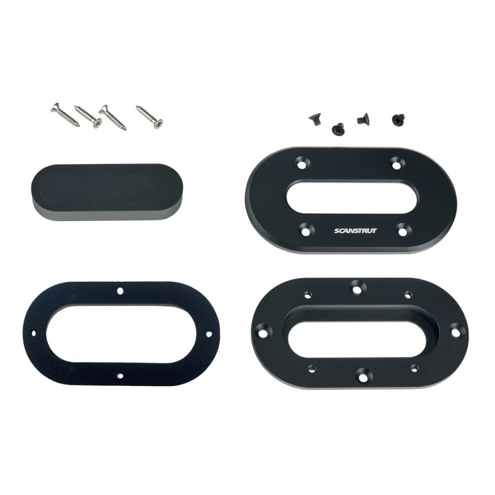Scanstrut DS-LP-MULTI-BLK Black Aluminum Low Profile Multi Cable Seal