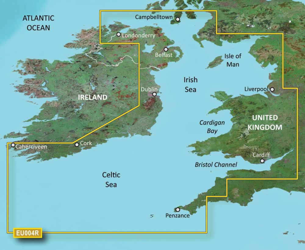 Garmin BlueChart G3 Vision Regular Coverage Areas