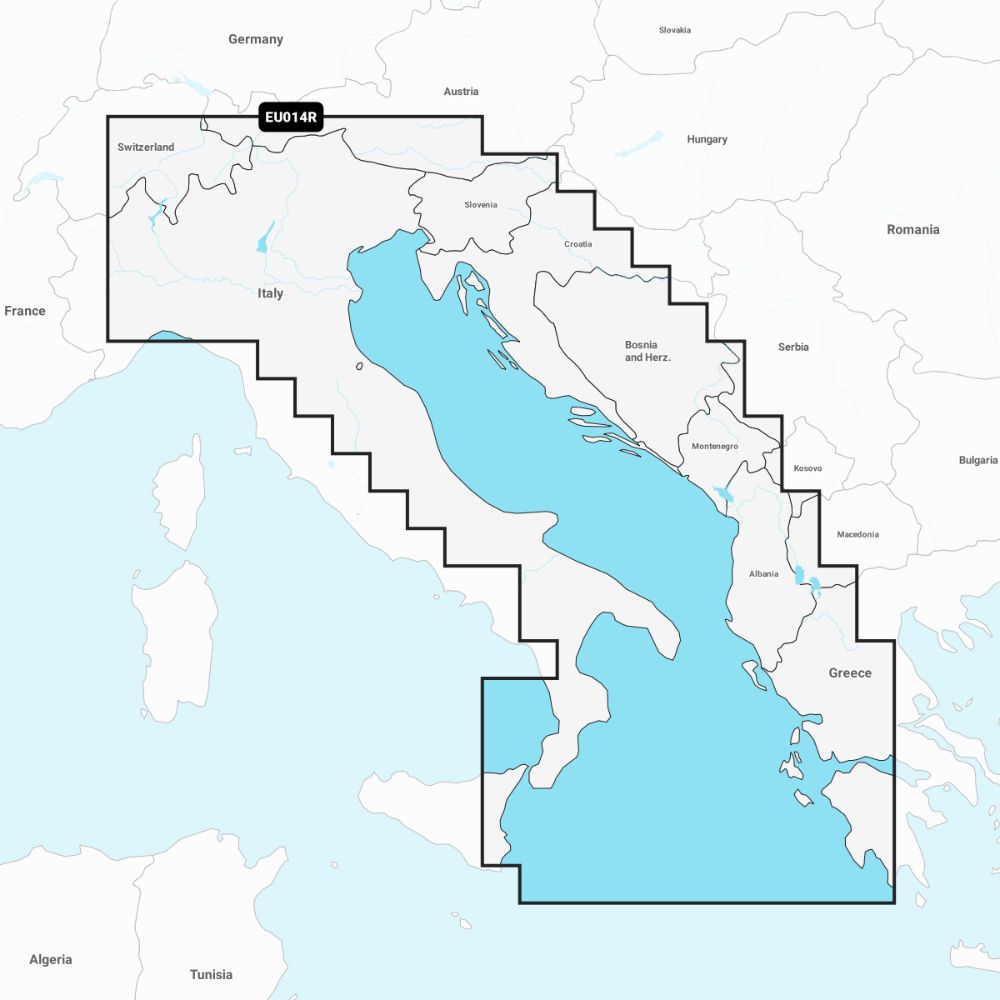 Garmin Navionics+ Chart: EU014R - Italy  Adriatic Sea