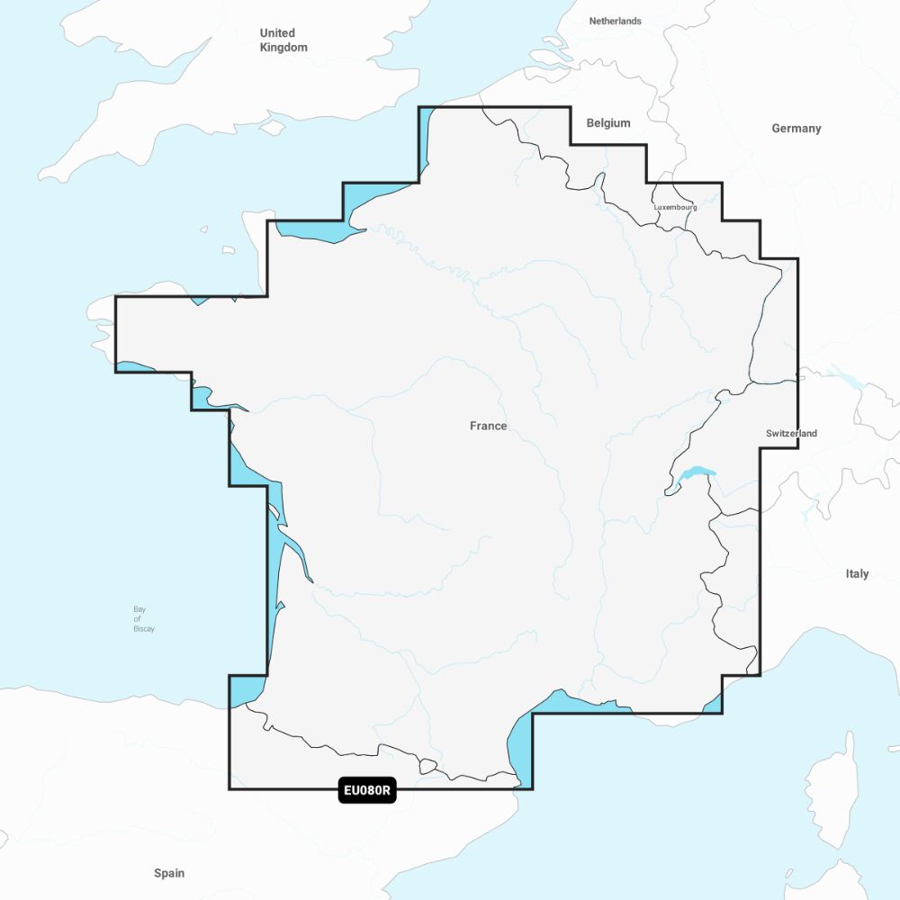 Garmin Navionics+ Chart: EU080R - France  Lakes & Rivers