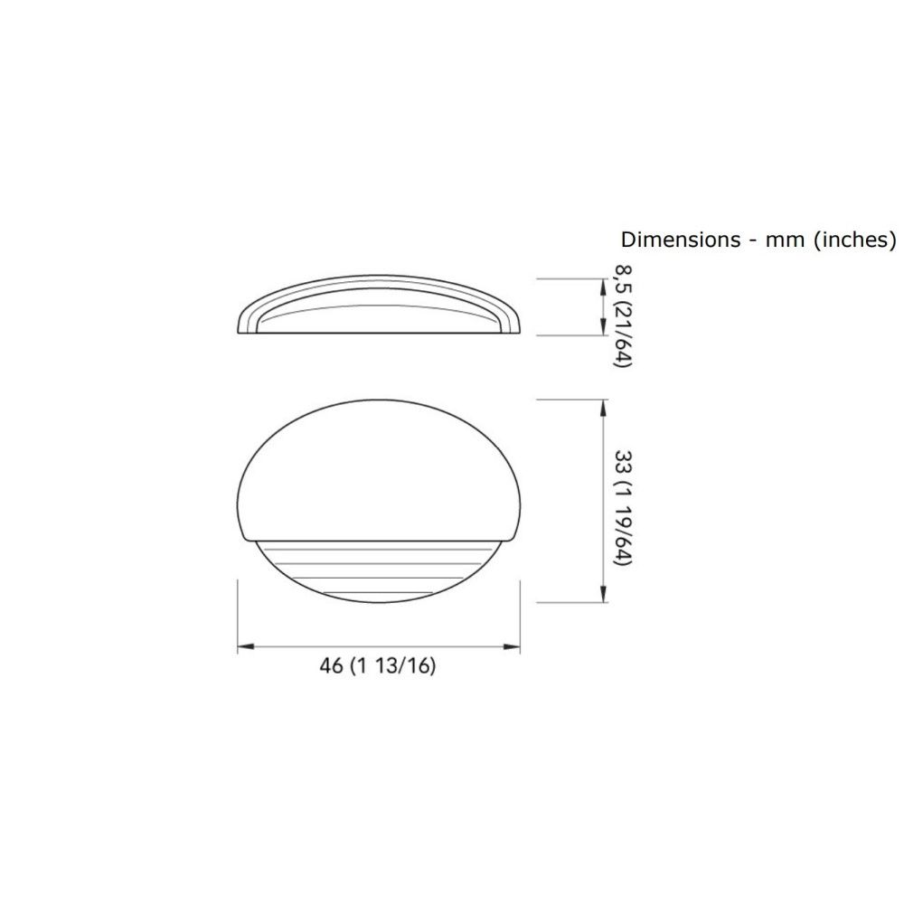 Quick Eyelid Chrome LED Courtesy Light - Daylight White
