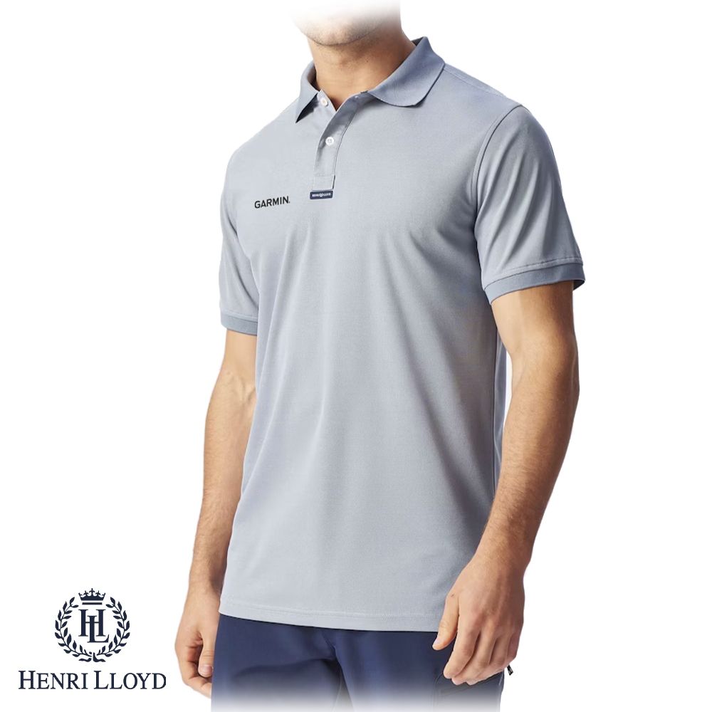 Garmin Branded Henri Lloyd Dri-Fast Polo - Grey