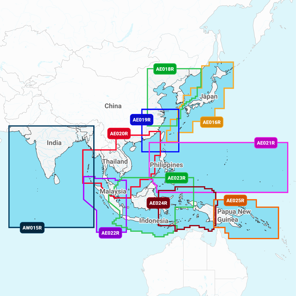 Garmin Navionics+ Asia Regular Charts