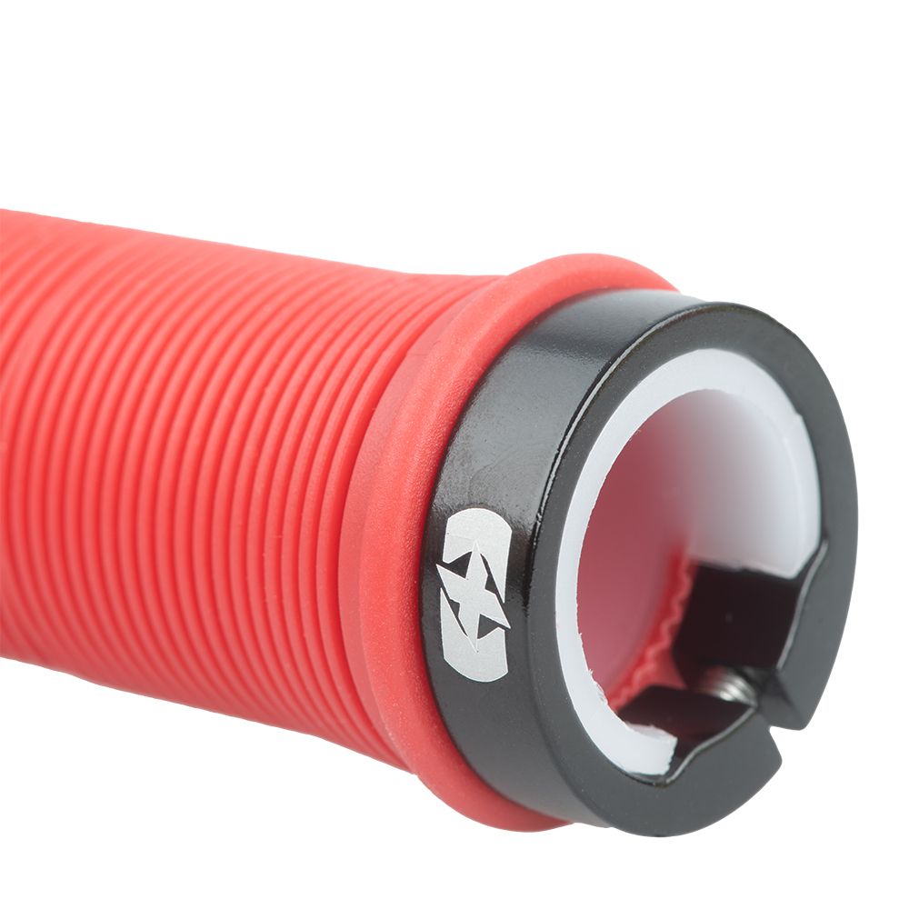 Oxford Loam Pedal & Driver Grip Bundle Red