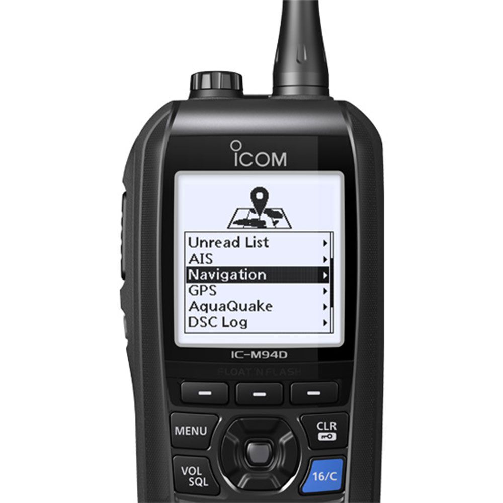 ICOM IC-M94D Euro Buoyant Handheld Marine VHF with DSC & AIS